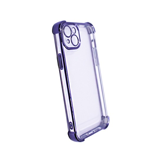 Hard Silicone Case with Camera Lens Q Series for Apple iPhone 14 Plus Purple Hard Silicone Case with Camera Lens Q Series for Apple iPhone 14 Plus Purple